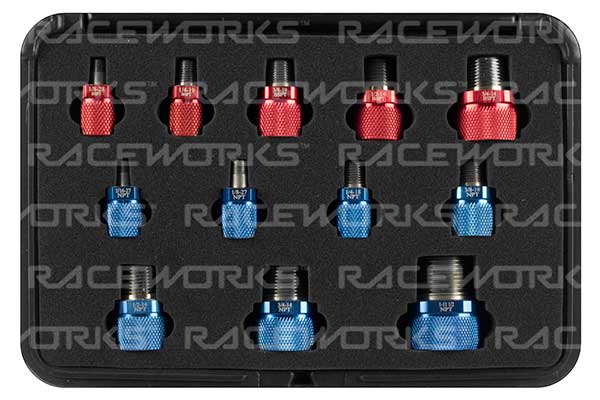 BSPT/NPT Thread Identification Kit 12pce